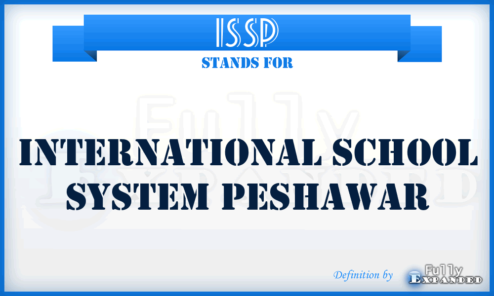 ISSP - International School System Peshawar