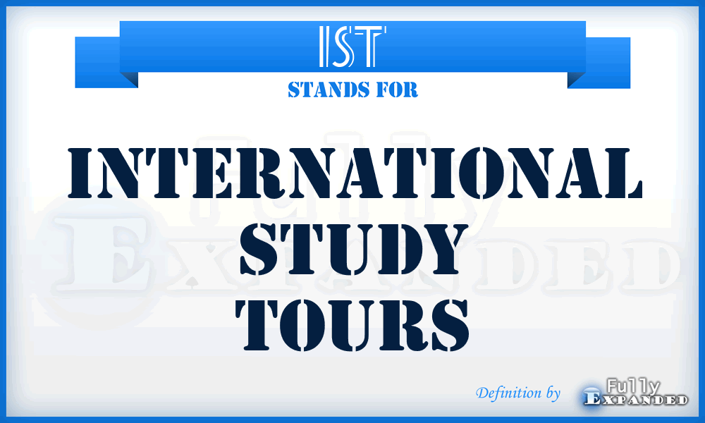 IST - International Study Tours