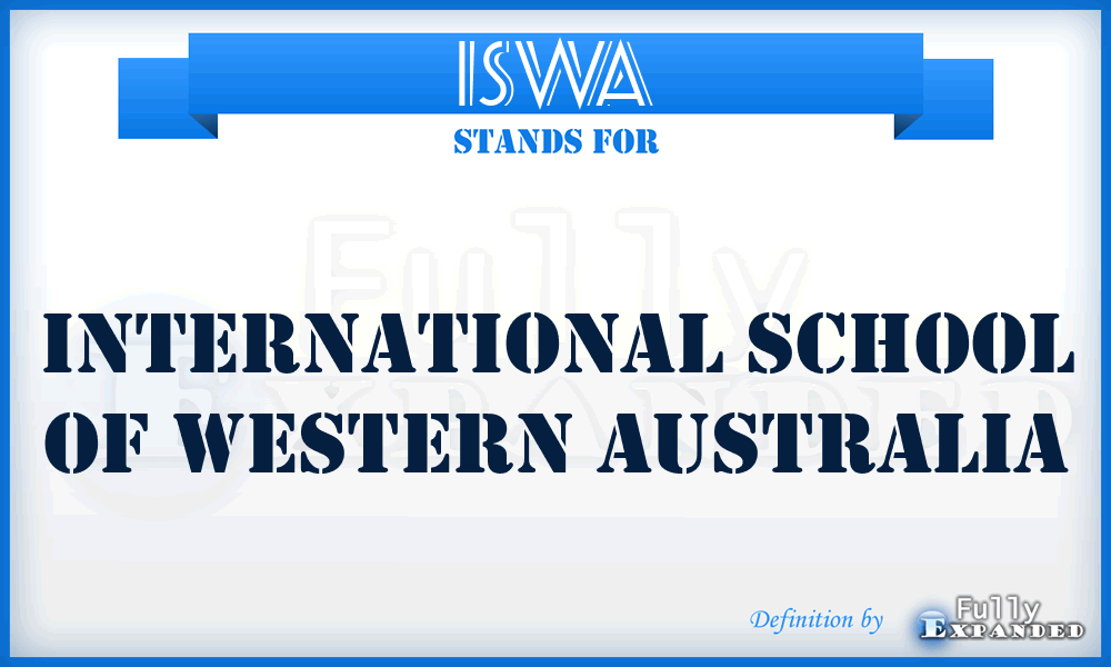 ISWA - International School of Western Australia