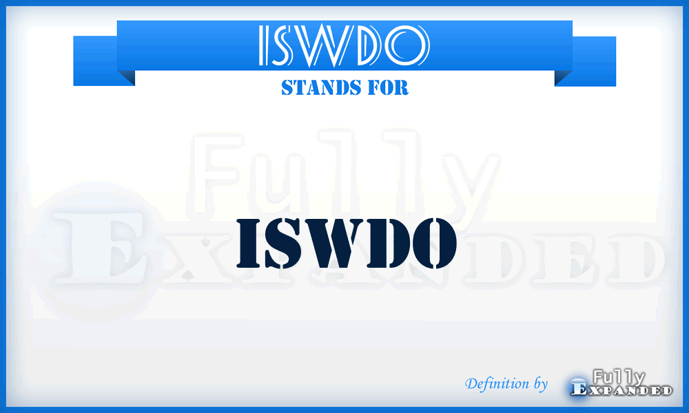 ISWDO - ISWDO