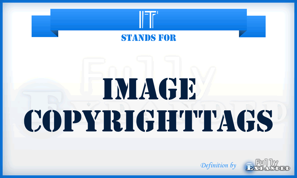 IT - Image copyrighttags