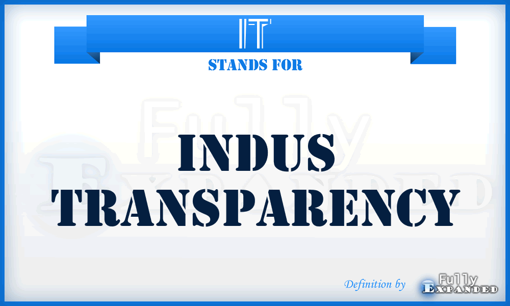 IT - Indus Transparency