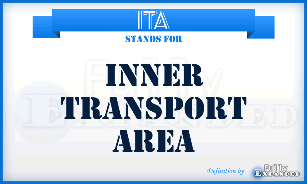 ITA - Inner Transport Area