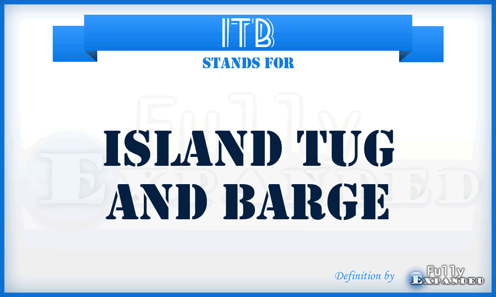 ITB - Island Tug and Barge