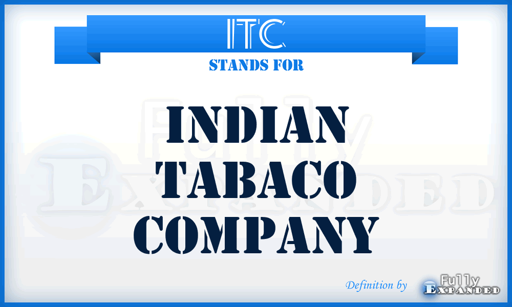 ITC - Indian tabaco company