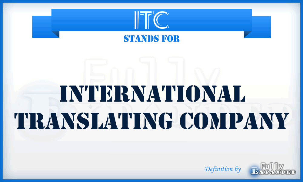 ITC - International Translating Company