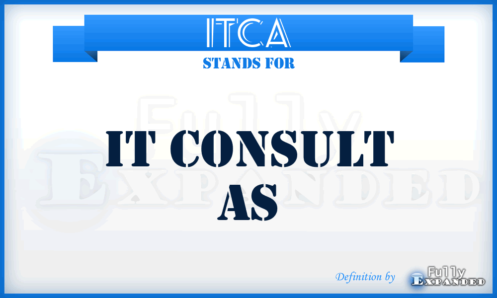 ITCA - IT Consult As
