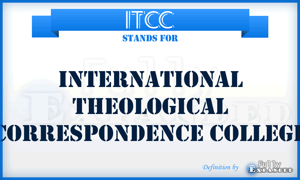 ITCC - International Theological Correspondence College