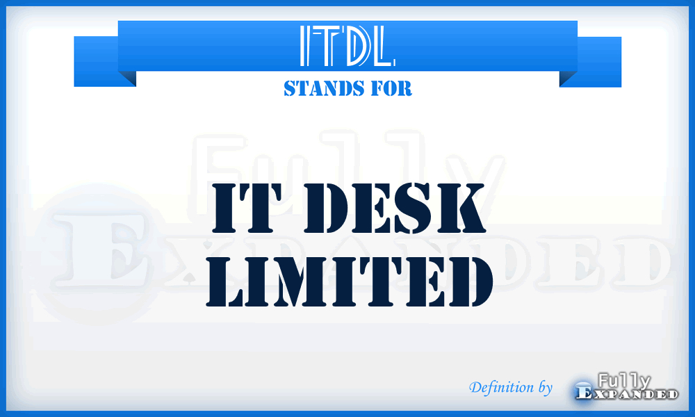 ITDL - IT Desk Limited