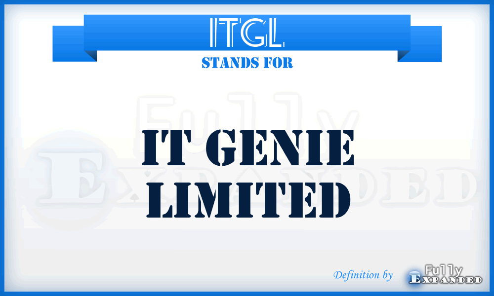 ITGL - IT Genie Limited