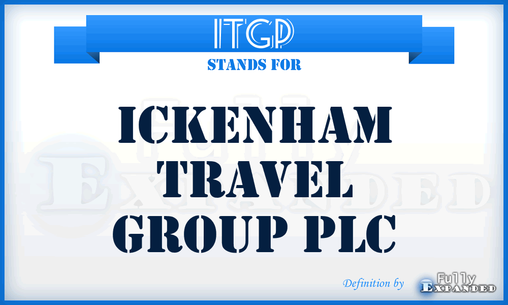 ITGP - Ickenham Travel Group PLC
