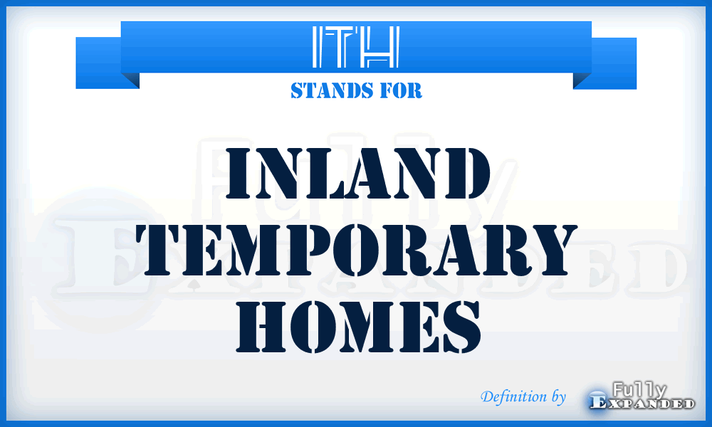 ITH - Inland Temporary Homes