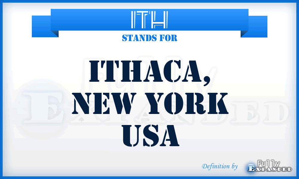 ITH - Ithaca, New York USA