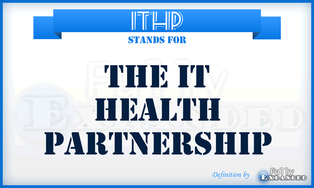 ITHP - The IT Health Partnership