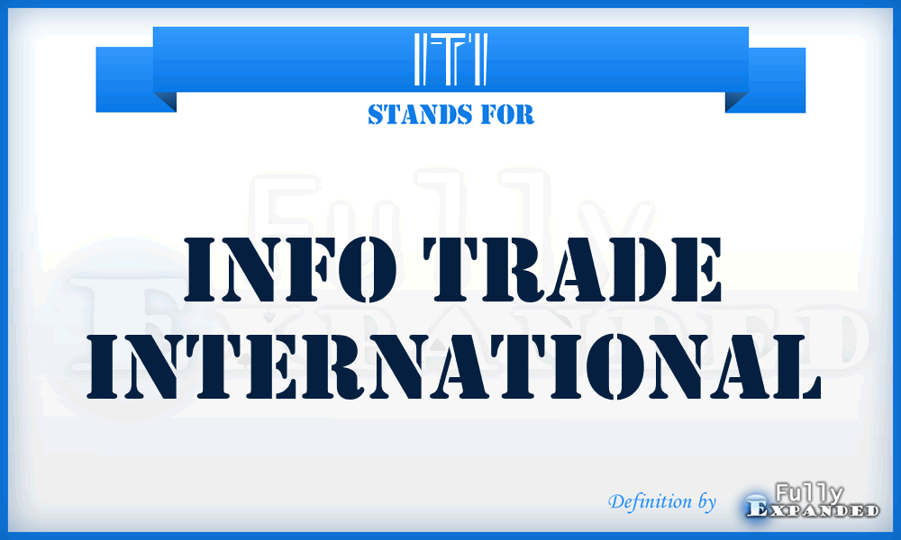 ITI - Info Trade International