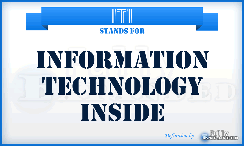 ITI - Information Technology Inside