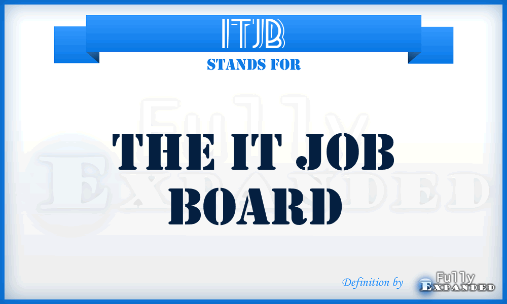 ITJB - The IT Job Board