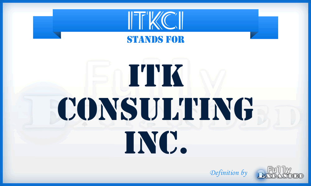ITKCI - ITK Consulting Inc.