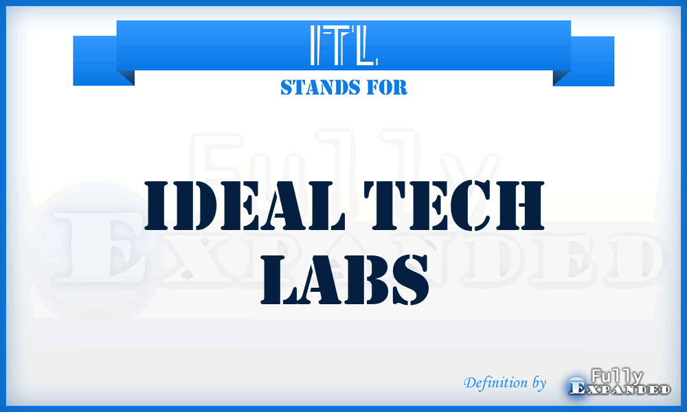 ITL - Ideal Tech Labs