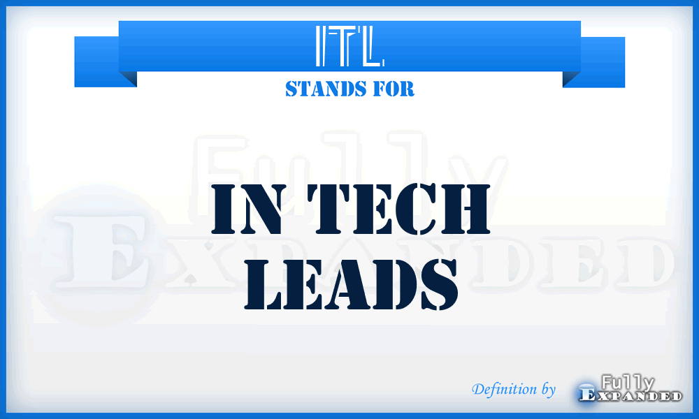 ITL - In Tech Leads