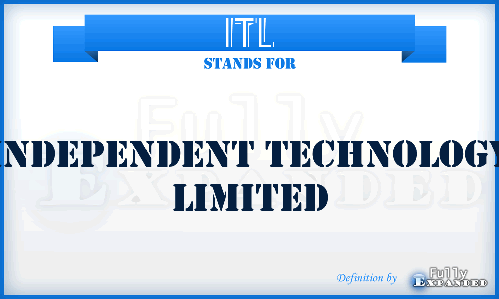 ITL - Independent Technology Limited