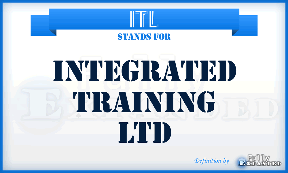 ITL - Integrated Training Ltd