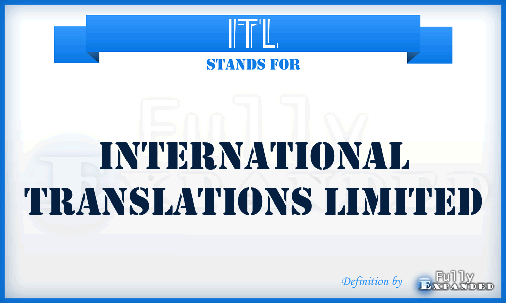 ITL - International Translations Limited