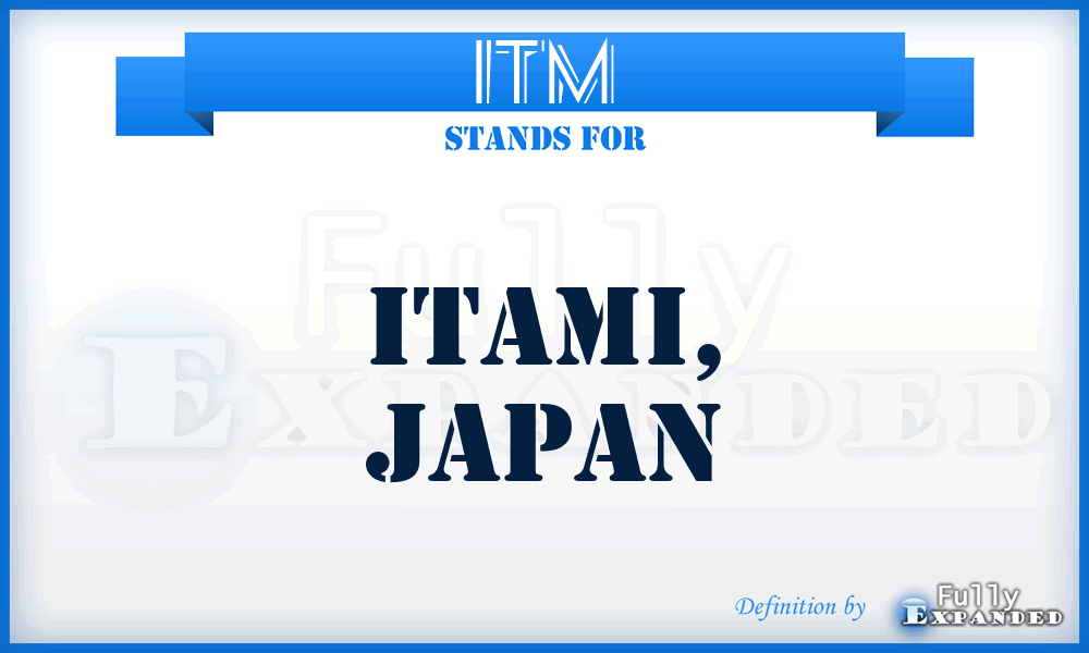 ITM - Itami, Japan