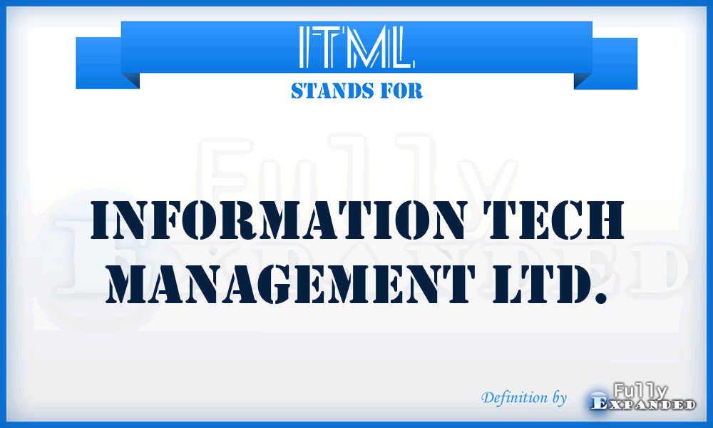 ITML - Information Tech Management Ltd.