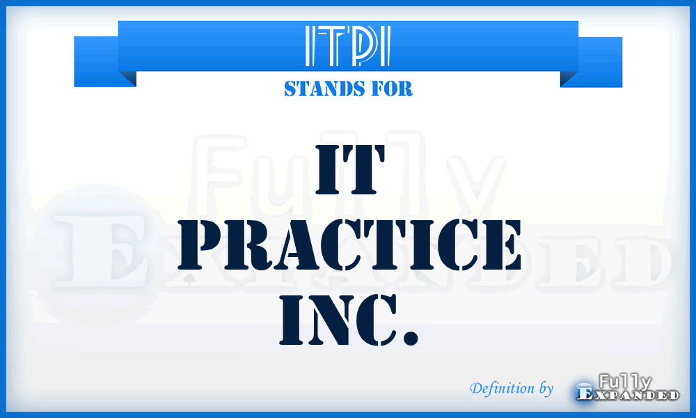 ITPI - IT Practice Inc.