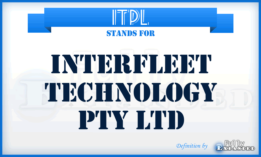 ITPL - Interfleet Technology Pty Ltd