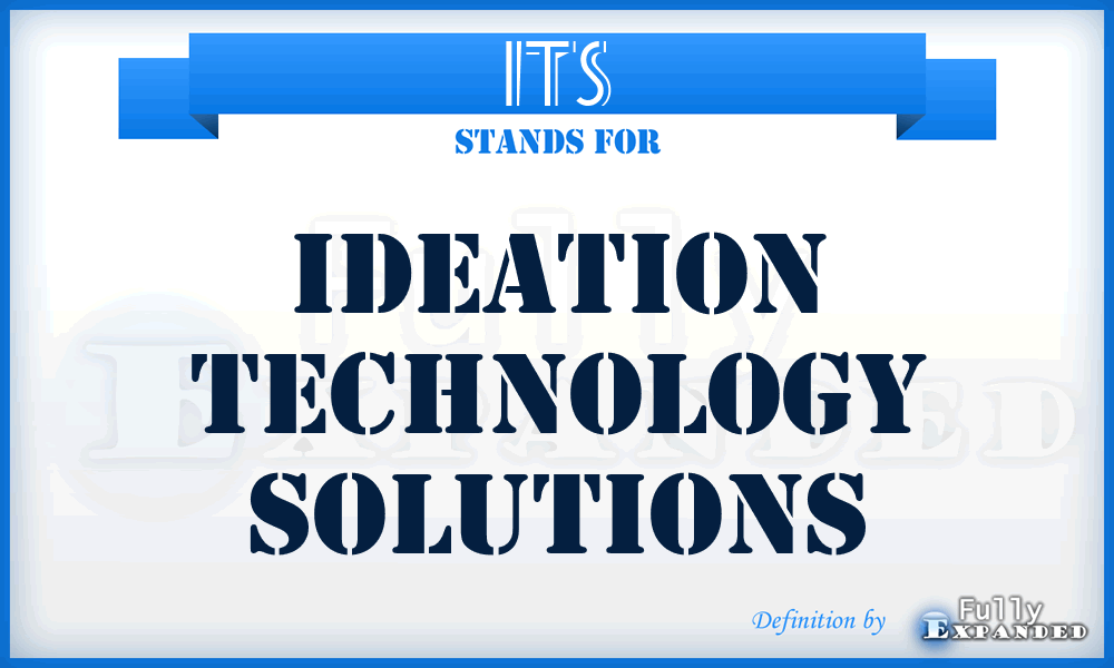 ITS - Ideation Technology Solutions