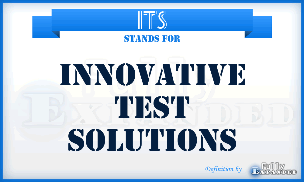 ITS - Innovative Test Solutions