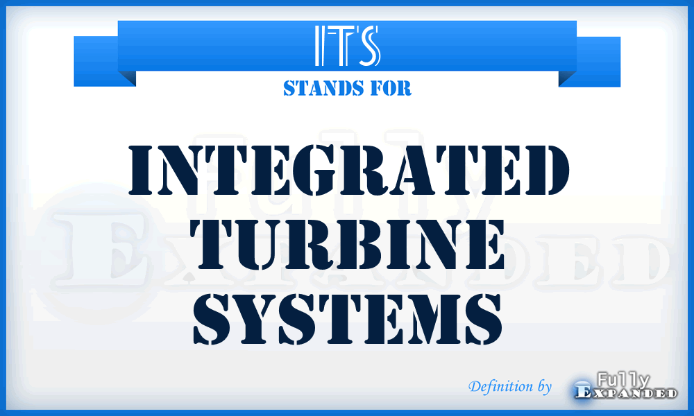 ITS - Integrated Turbine Systems