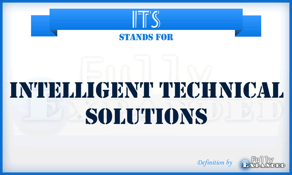 ITS - Intelligent Technical Solutions