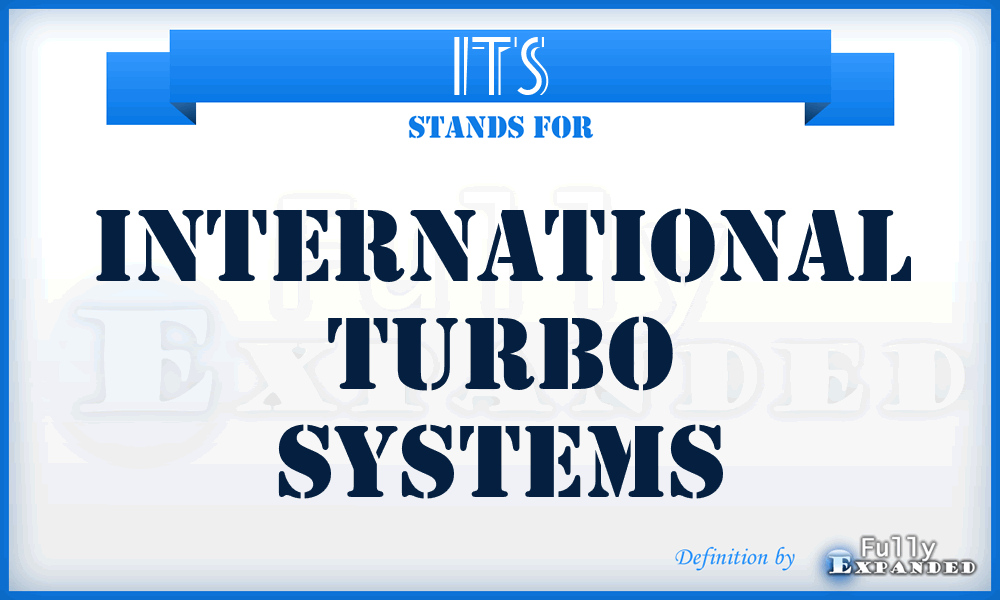 ITS - International Turbo Systems