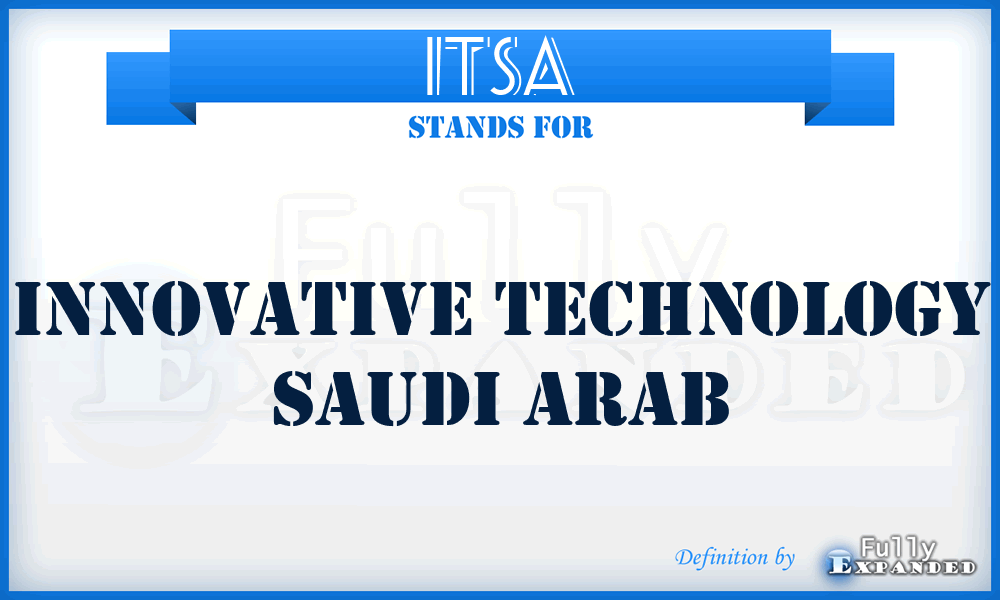 ITSA - Innovative Technology Saudi Arab