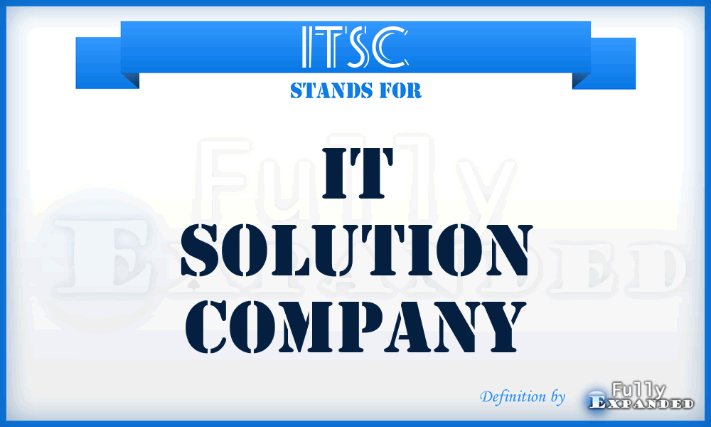 ITSC - IT Solution Company