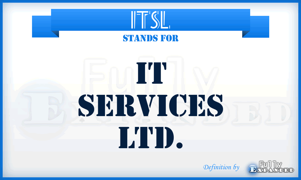 ITSL - IT Services Ltd.
