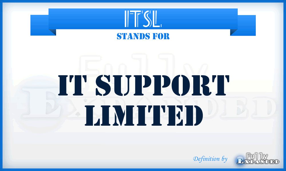 ITSL - IT Support Limited
