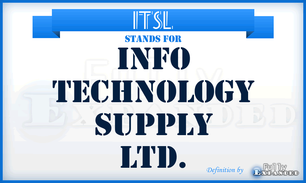 ITSL - Info Technology Supply Ltd.