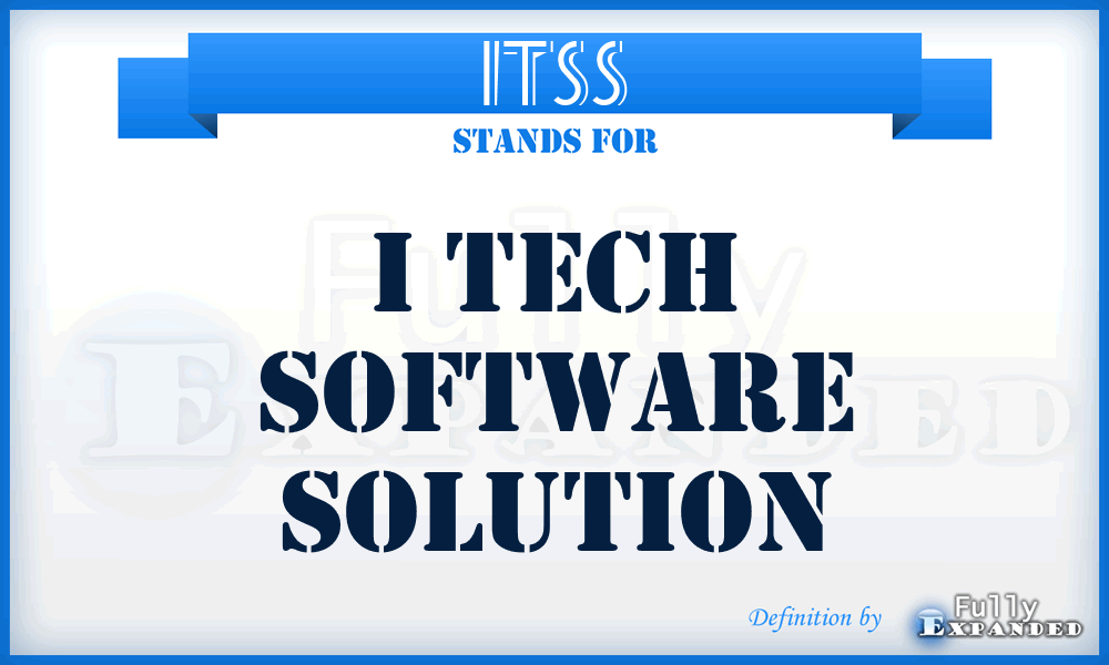 ITSS - I Tech Software Solution