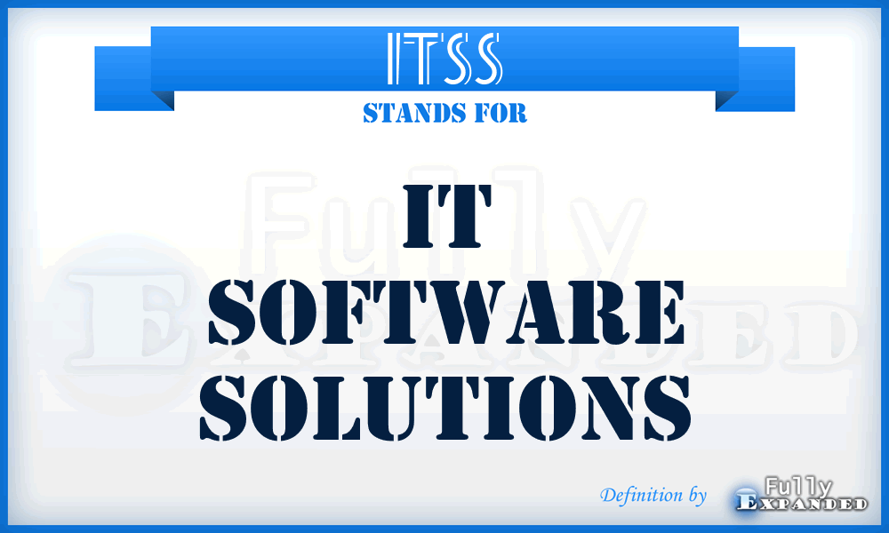 ITSS - IT Software Solutions