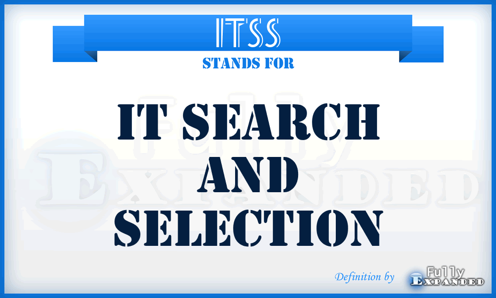 ITSS - IT Search and Selection