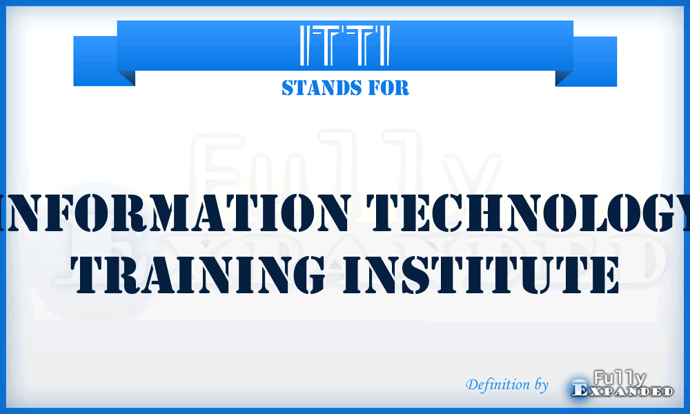 ITTI - Information Technology Training Institute