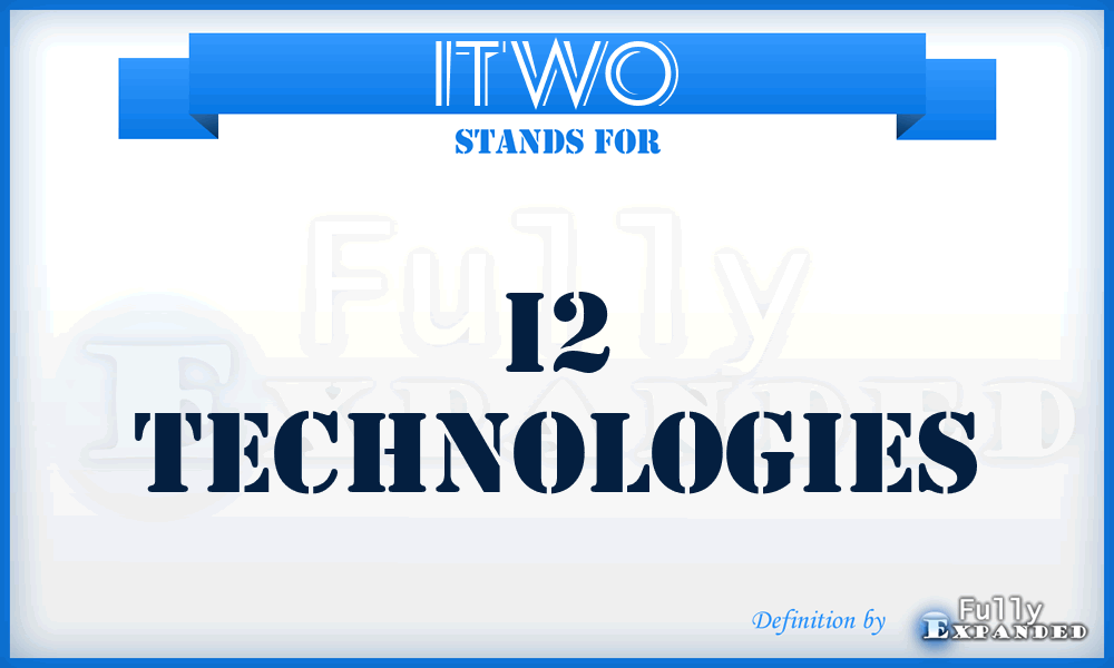 ITWO - I2 Technologies