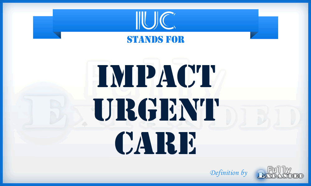 IUC - Impact Urgent Care