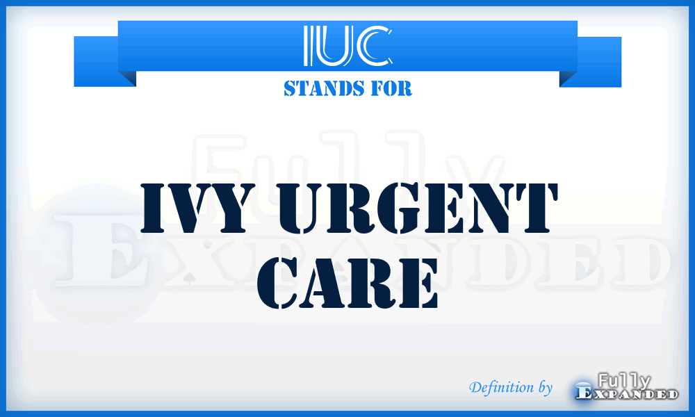 IUC - Ivy Urgent Care