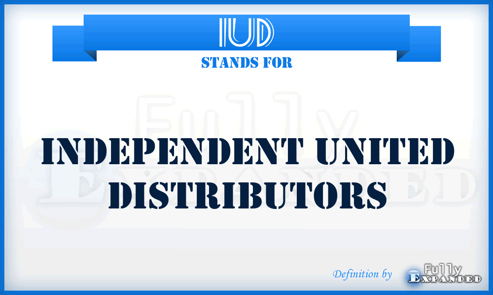 IUD - Independent United Distributors
