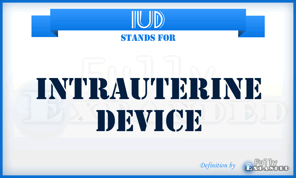 IUD - Intrauterine device